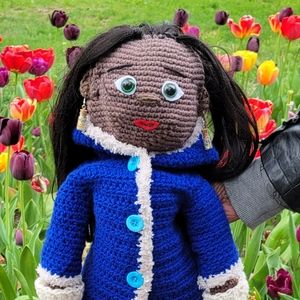 Janet Amigurumi crochet doll handmade, toy, amigurumi, large doll